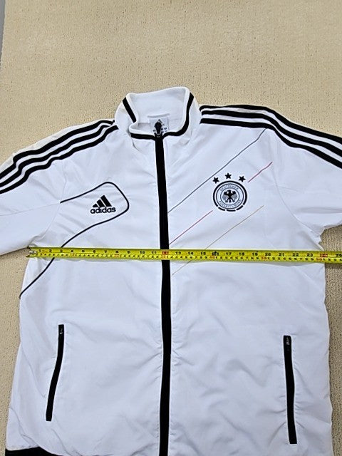 Adidas Men's White Germany Team Track Jacket XL Vintage