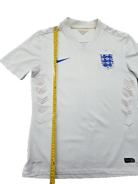Nike Men's White Dri-FIT Soccer Jersey Size S Short Sleeve