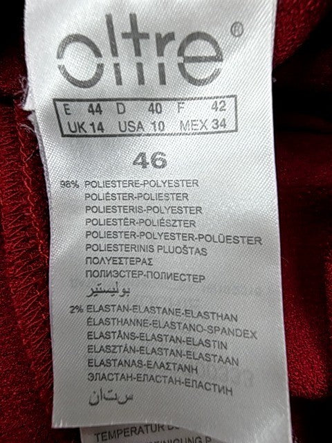 Altre Girls Burgundy Fit & Flare Dress Size 10 USA