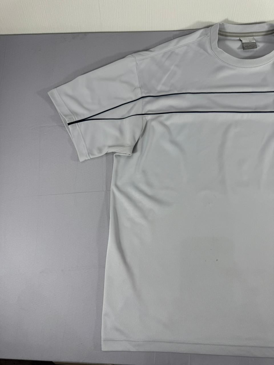Nike Men's Athletic Dri-FIT T-Shirt Grey Short Sleeve Size XL