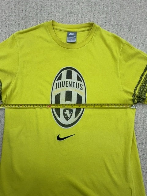 Nike Men's M Yellow Striped Dri-FIT Short Sleeve Jersey