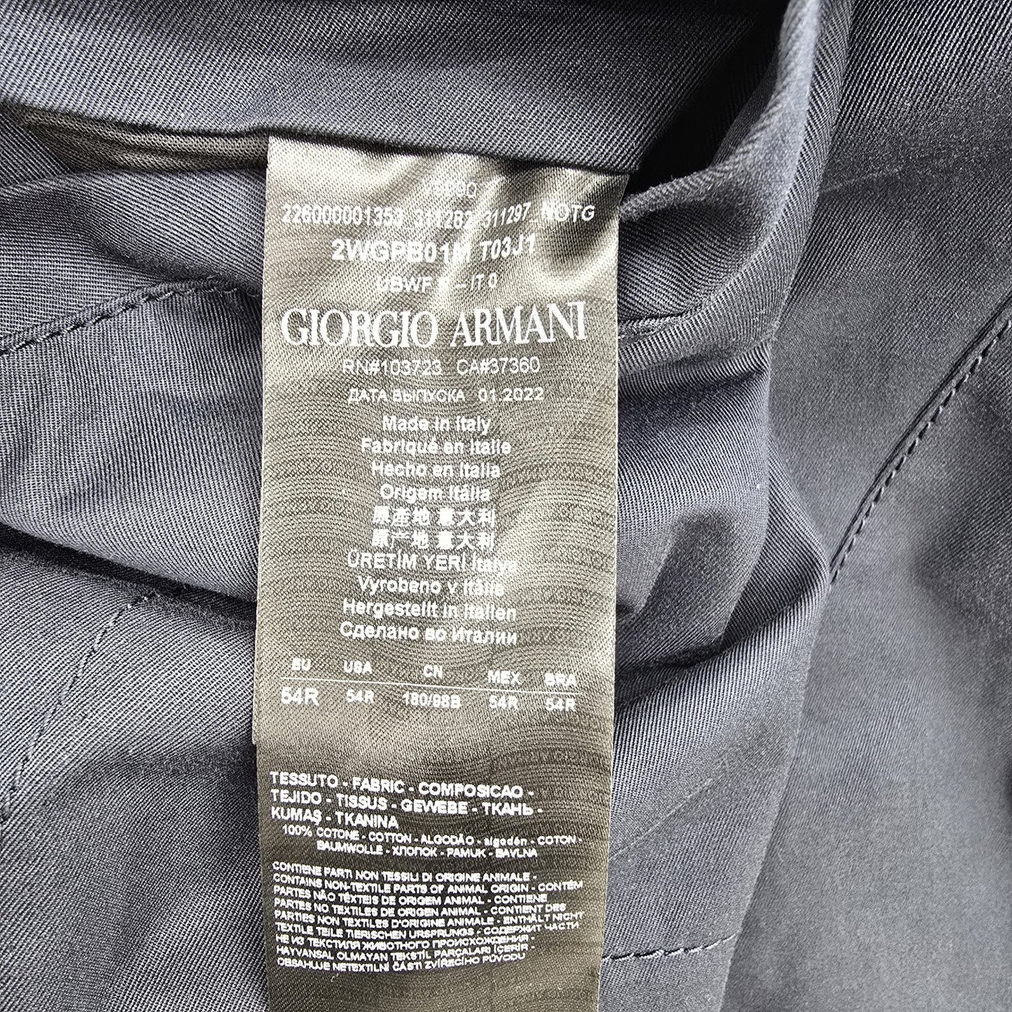 Giorgio Armani Men Navy Shorts size 54 product image 4