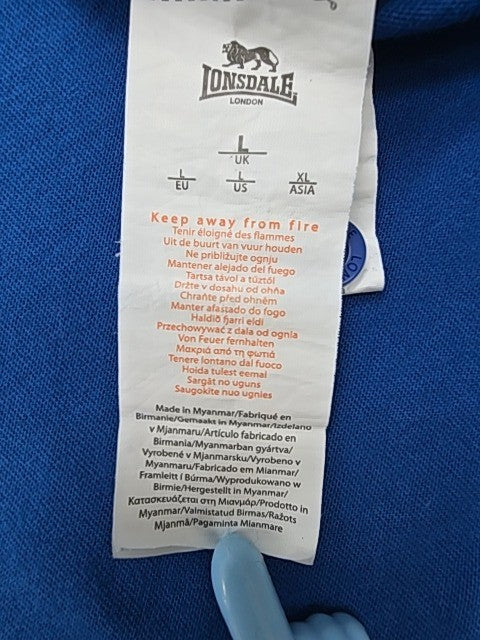 Lonsdale Boys Blue Polo Shirt product image 5