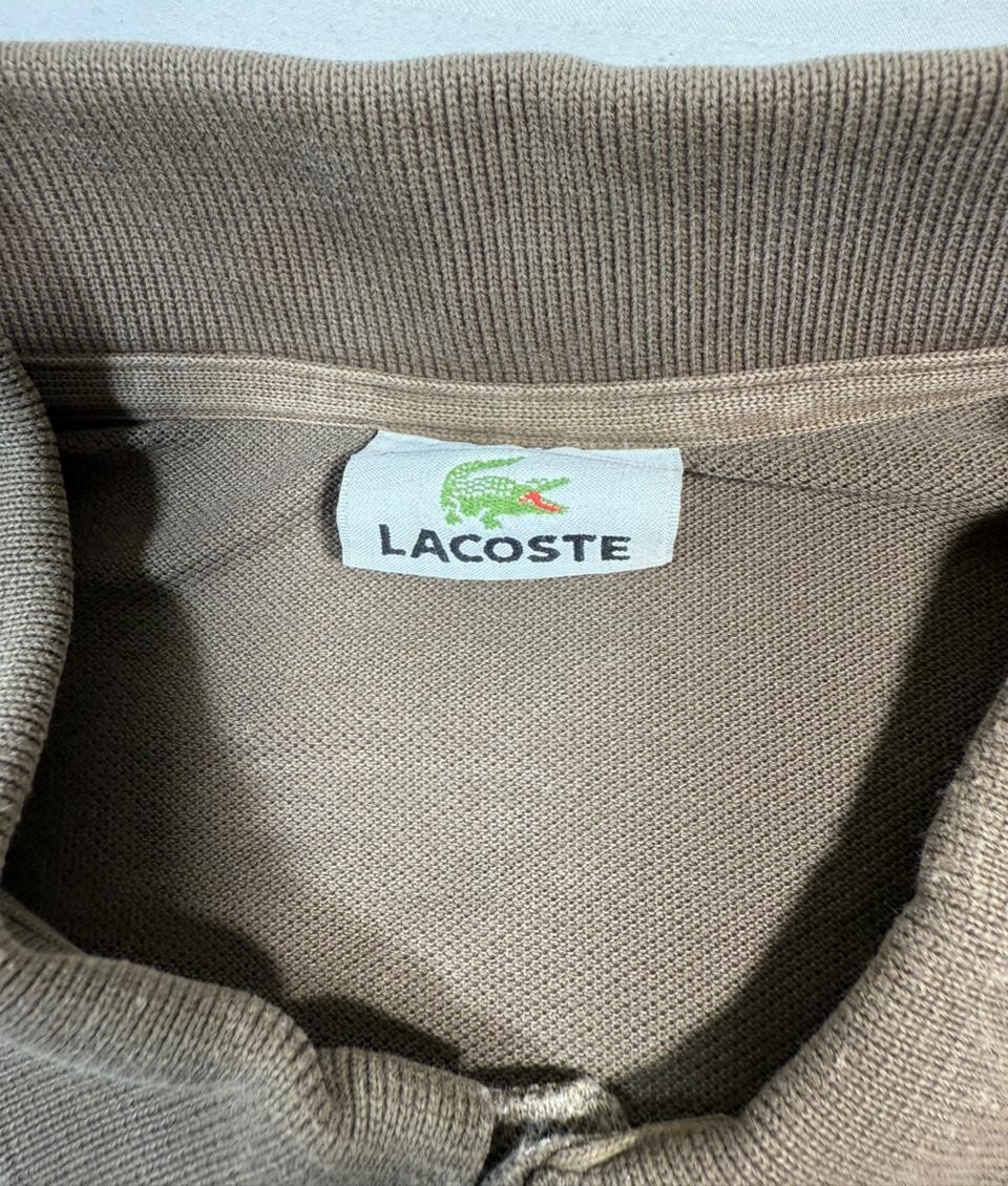 Men's Lacoste Polo Shirt In A Brown - Size M