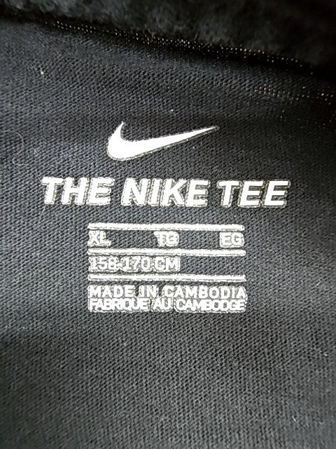 Nike XL Black Short Sleeve Crew Neck T-Shirt Jersey Unisex