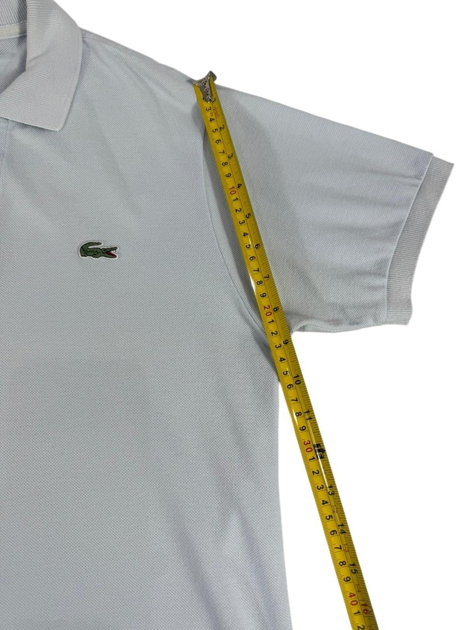 Lacoste Men's Classic Polo Shirt Light Blue Short Sleeve Size 3 Small Crocodile