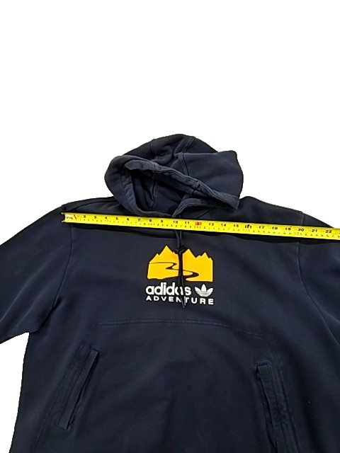 Adidas Men's Navy Adventure Pullover Hoodie XL Regular