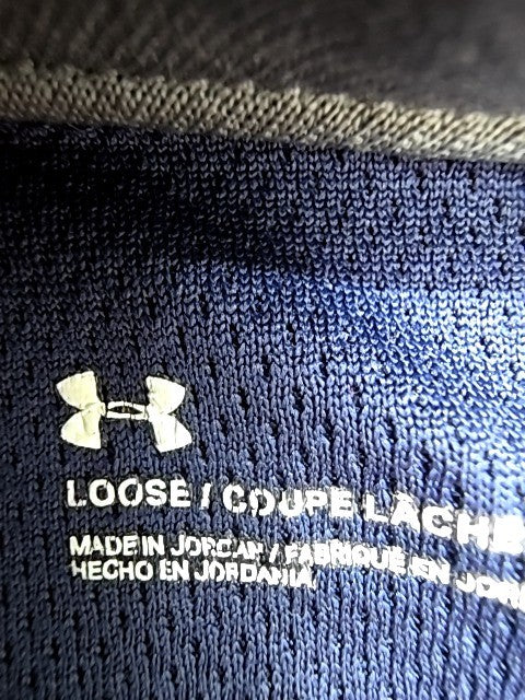 Under Armour UA Tech Polo Shirt Men's XL Navy Blue Moisture-Wicking