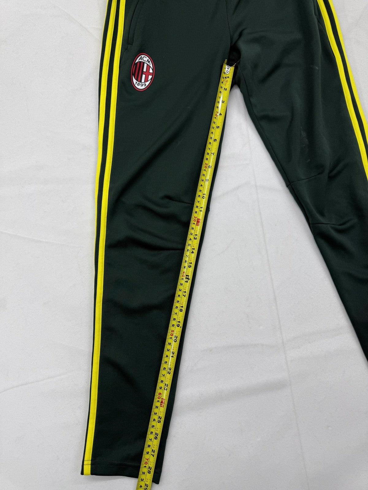 Adidas AC Milan Green Track Pants Men's S Climalite Tapered NWT
