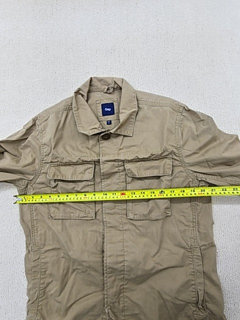 Gap Men's Khaki Canvas Utility Cargo Jacket Size S