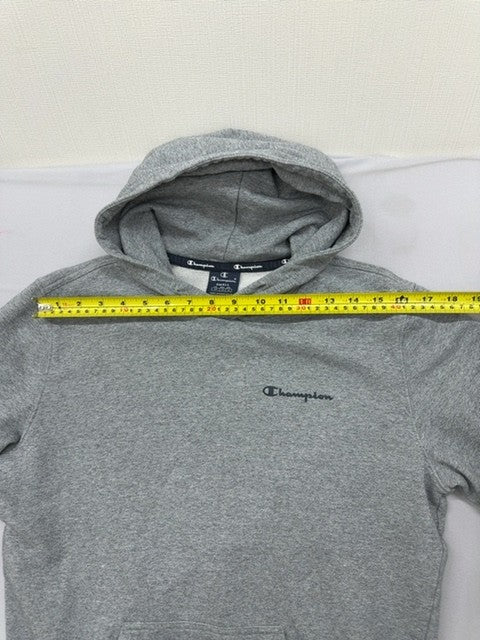 Champion Men's Gray Fleece Pullover Hoodie Size Small