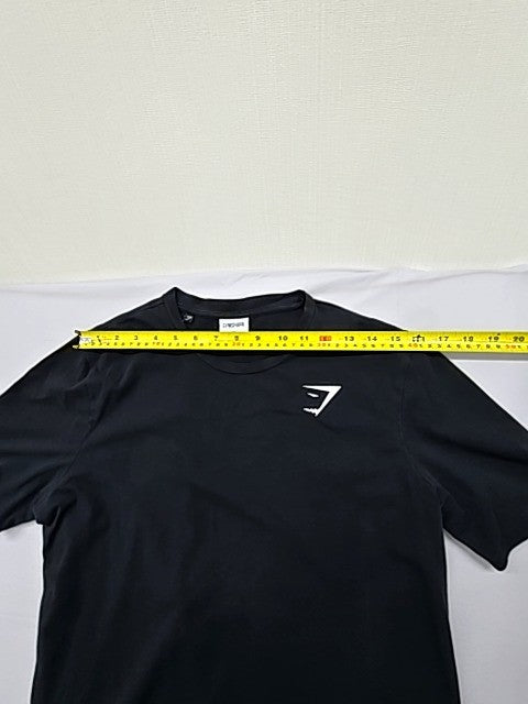 Gymshark Be A Visionary Unisex Black Embroidered T-Shirt Size M