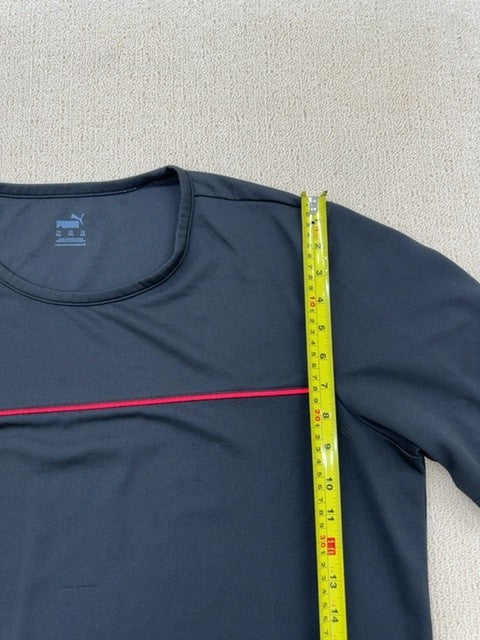 Puma Men's Black Short Sleeve T-Shirt XXL Crew Neck Jersey