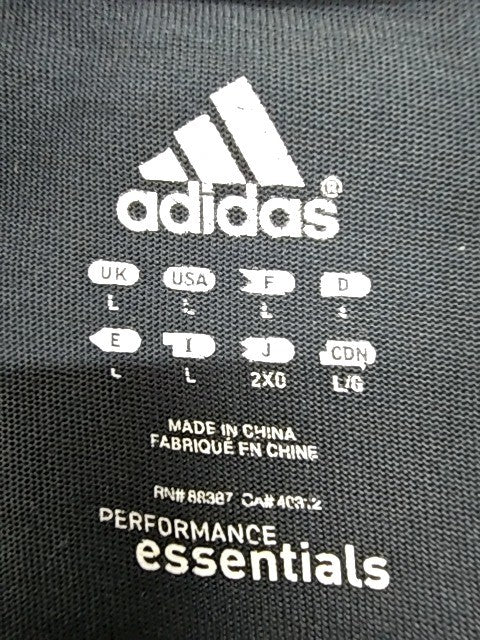 Adidas Men Black T-Shirt size L product image 3