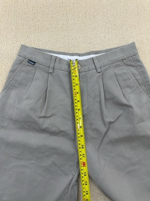 Dockers Men's Gray No Wrinkle Khaki Pants 31x32 Classic Fit