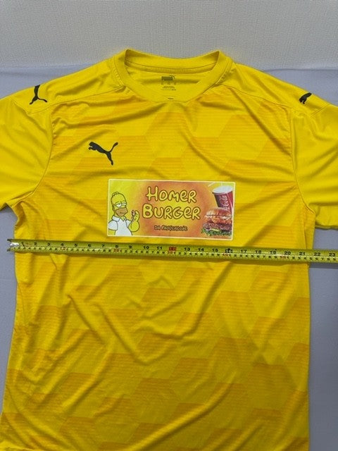 Puma Men's Soccer Jersey Yellow XXL Short Sleeve