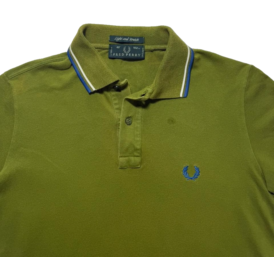 Fred Perry Green Polos T-Shirt Rare Vintage | Size: 40