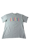 Ellesse Men's Blue T-Shirt – Size M, Light UK light uk, Graphic