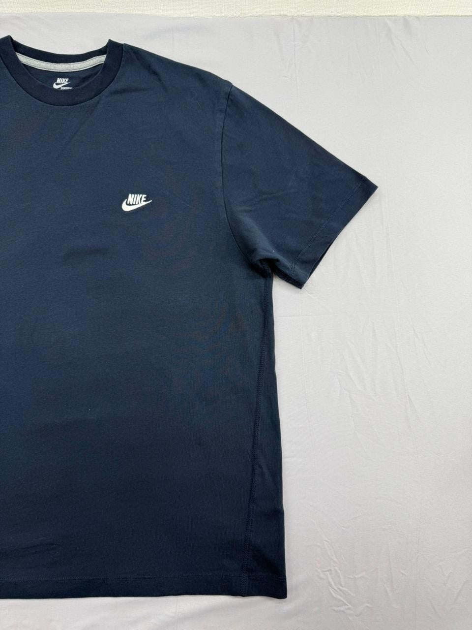 Nike Men's Medium Midnight Navy Cotton T-Shirt Short Sleeve Crewneck