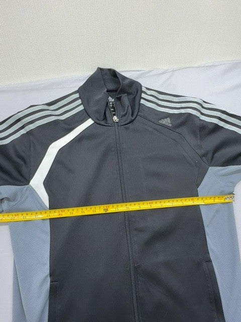 Adidas Men's Black Z.N.E. Full-Zip Hooded Track Jacket L