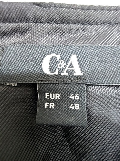 C&A Women Black Dress size EU 46 product image 3