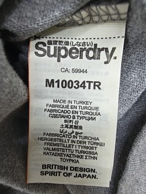 Superdry Men Gray T-Shirt size L product image 5