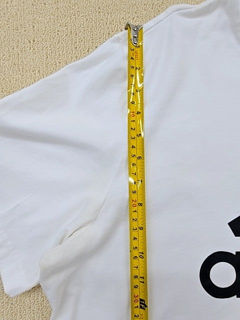 Adidas DA2630 White XL Short Sleeve Crewneck T-Shirt Unisex