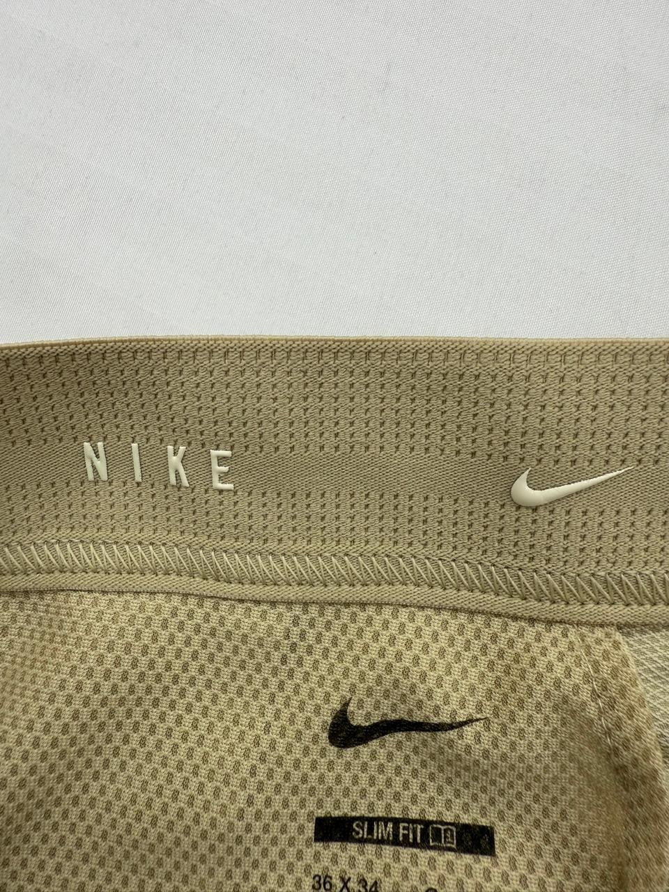 Nike Men's Khaki Straight Flat Front Pants 36x34 FD562-250