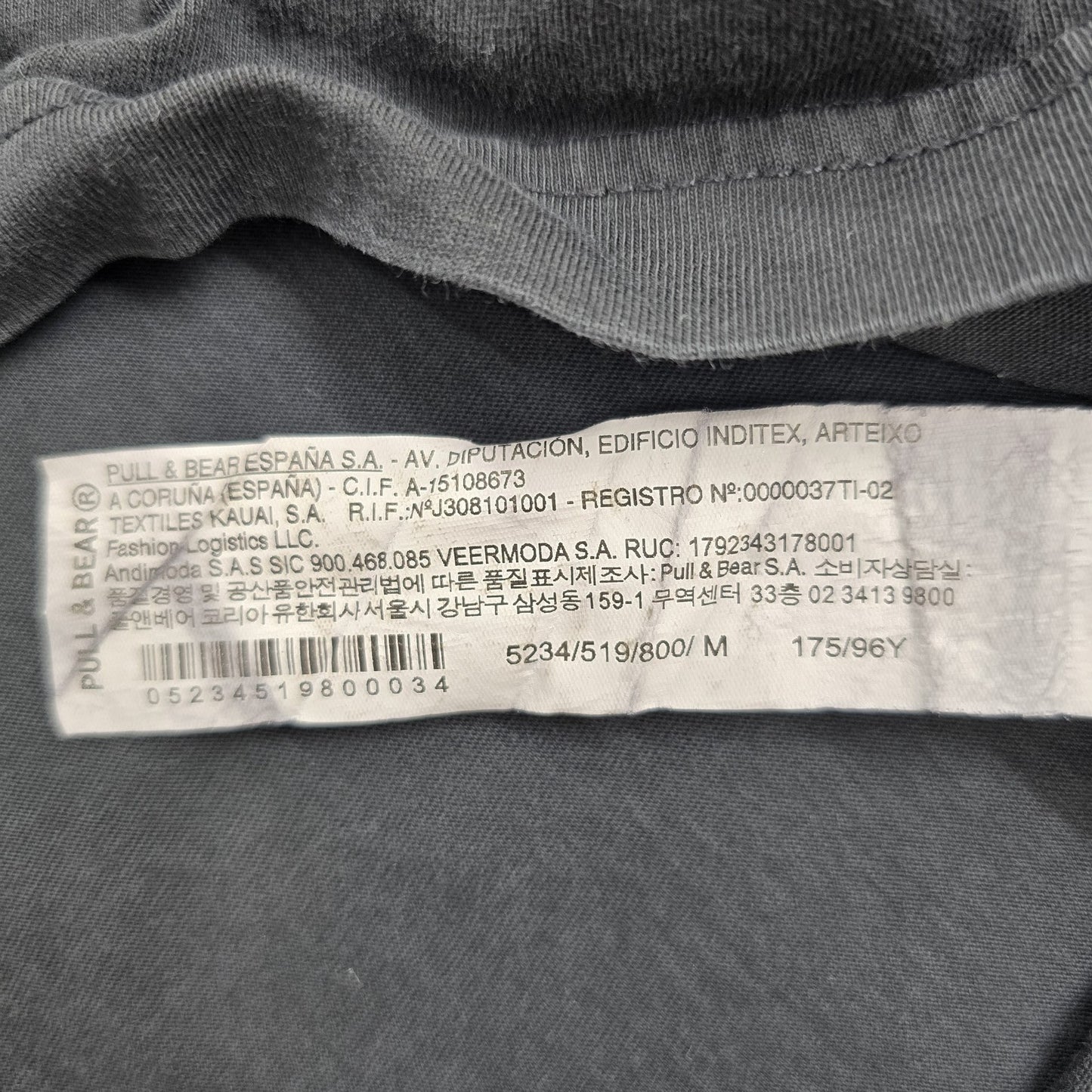 Pull&Bear Men Black T-Shirt size M product image 5