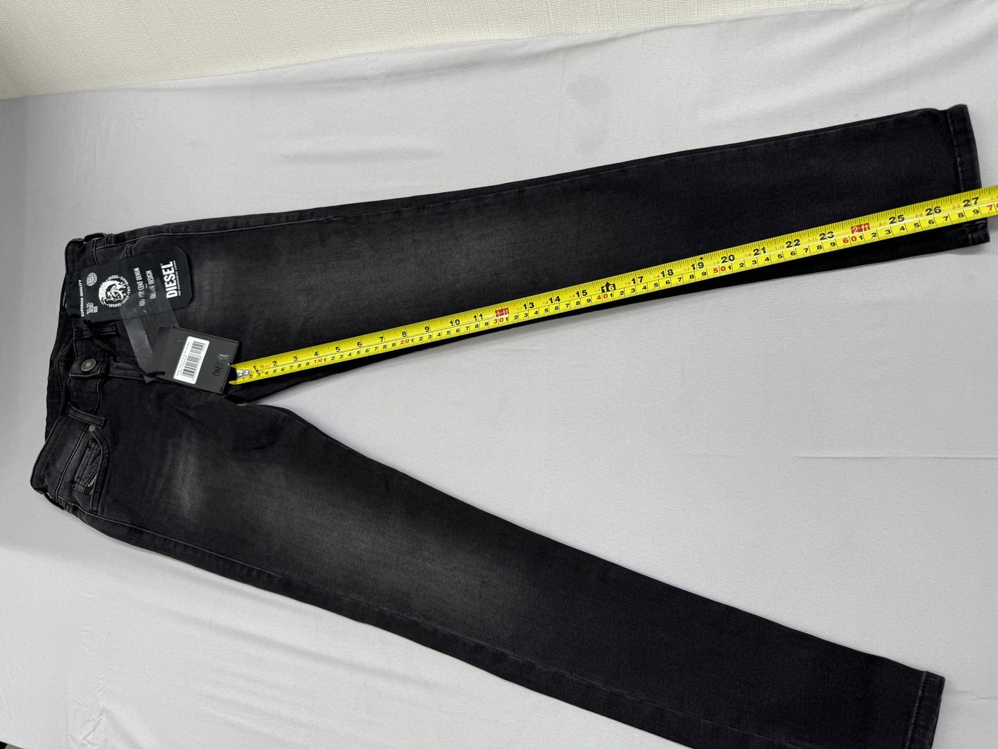Diesel Slandy Super Skinny Women's Size 25 Black Stretch Jeans