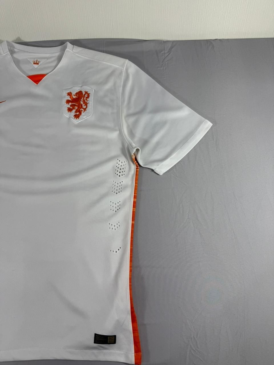Nike Netherlands National Team Jersey White Orange Lion Dri-FIT Football Shirt