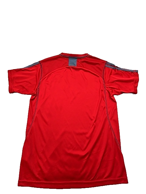 Adidas Men's Red Crewneck Short Sleeve T-Shirt Size M 3-Stripes