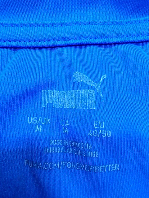 Puma Liga Core Blue V-Neck Jersey M Men dryCELL 703509-02