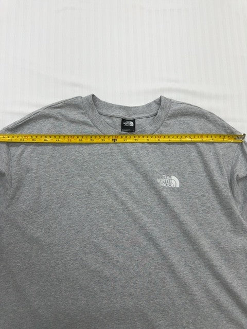 The North Face Men's Gray Embroidered Logo T-Shirt Size L