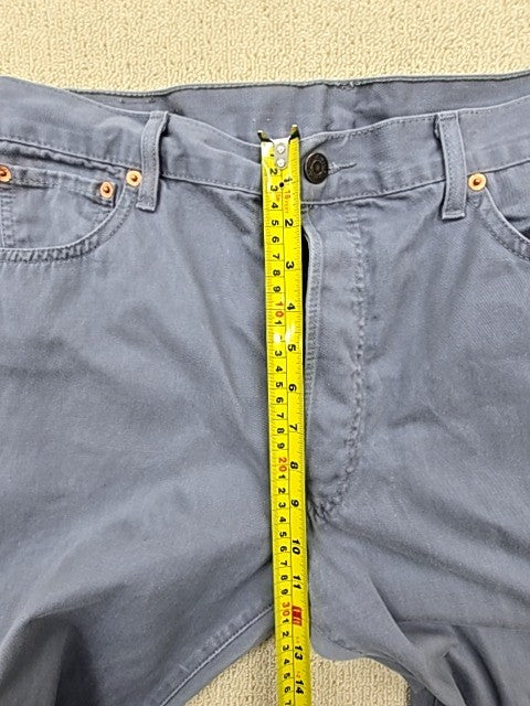 Levi's Men's Gray Relaxed Straight Jeans 36x34 551