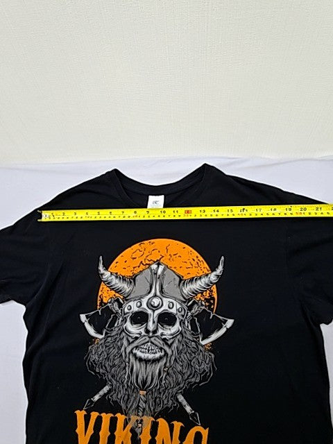 B&C Collection Men's Black Viking T-Shirt XL E150 Regular Fit