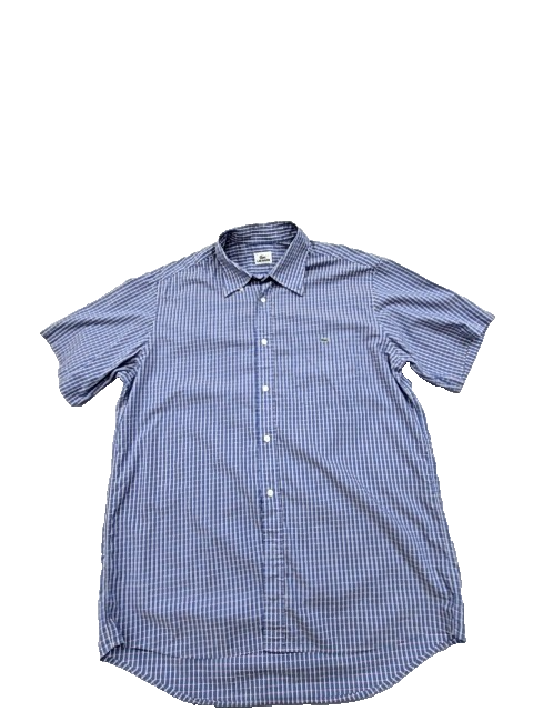 Lacoste Men's Multicolor Shirt – Size 43, Slim Fit, Short Sleeve