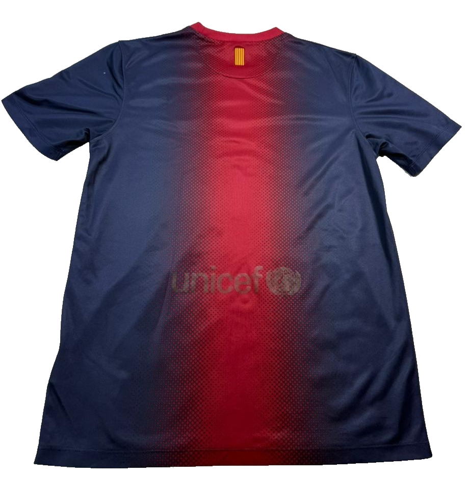 Nike Men's Fc Barcelona Home Jersey Nike Dri-FIT Size M Qatar Foundation Unicef