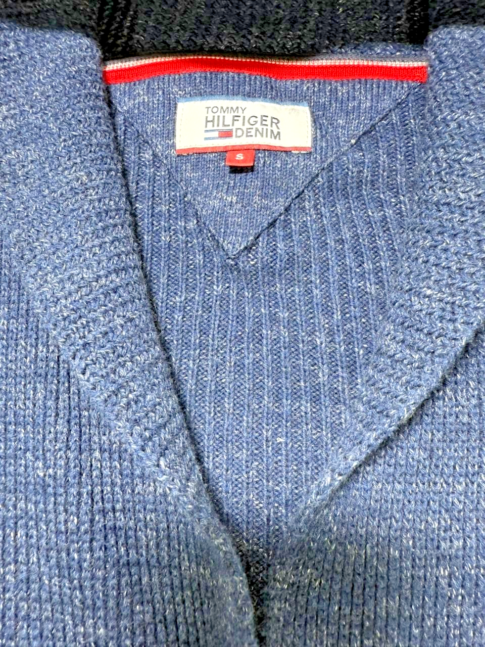 Tommy-Hilfiger Denim Cardigan Dark Blue
