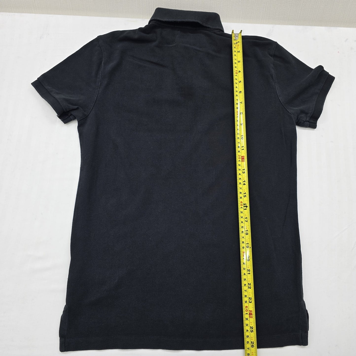 Polo Ralph Lauren Men's Black Short Sleeve Polo Shirt Size S Custom Slim