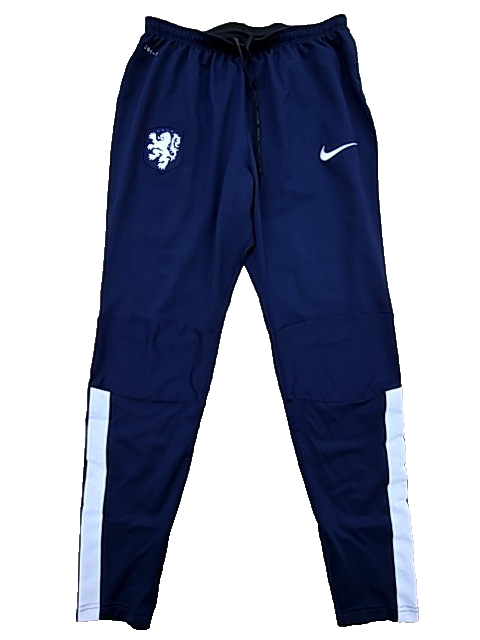 Nike Men's Blue Strike Track Pants Size M Dri-FIT Tapered