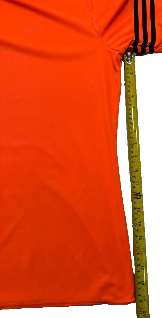Adidas Entrada 14 Jersey In Orange With Black Stripes - Size XL