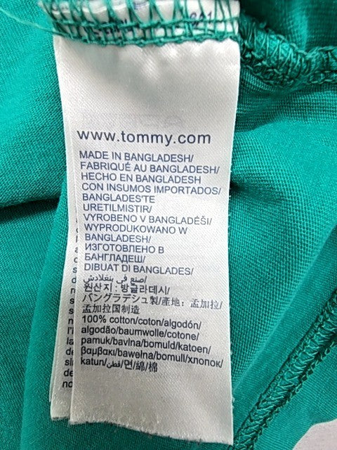 Tommy Jeans Women's Turquoise Graphic T-Shirt M Regular Cotton