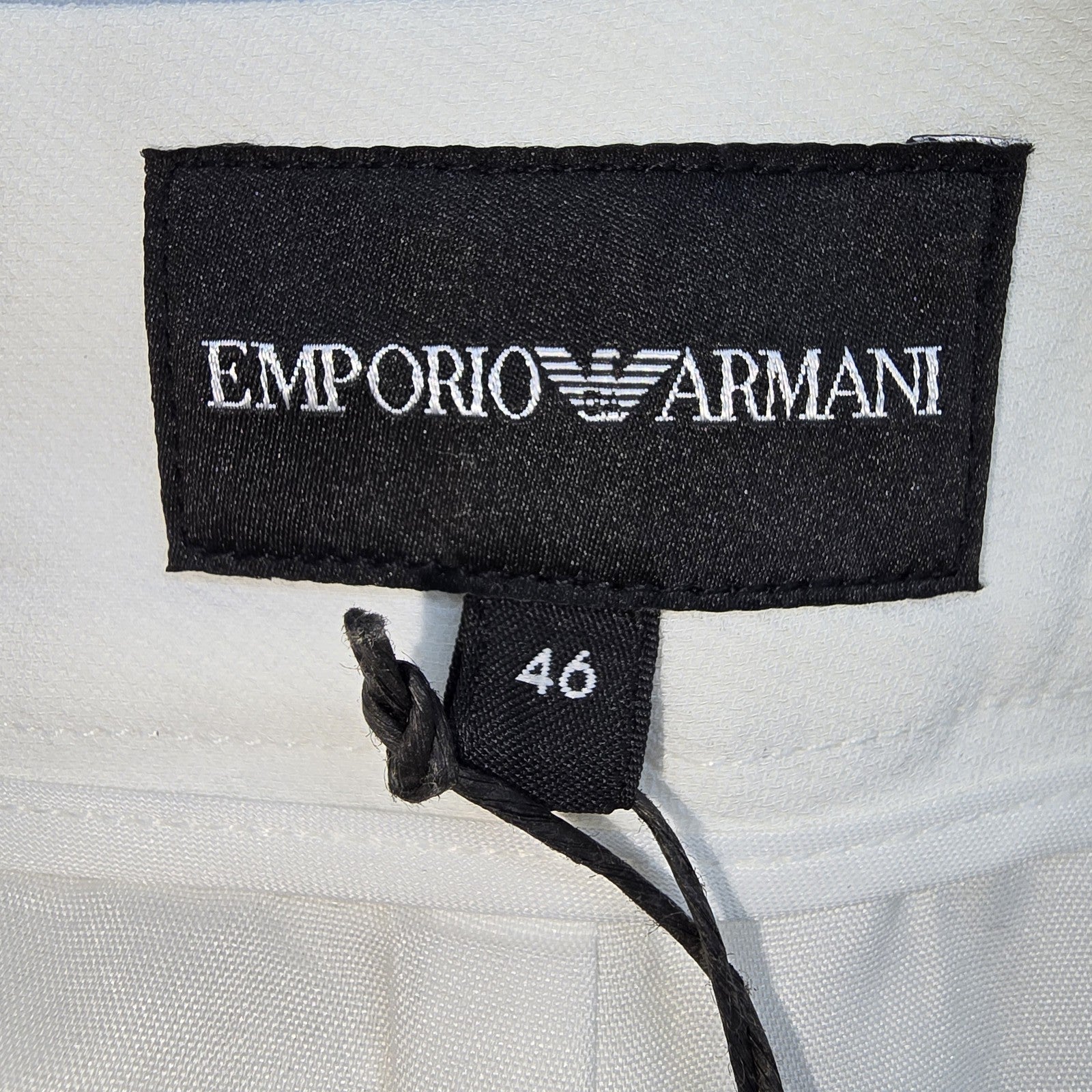 Emporio Armani Men White Trousers size 46 product image 3