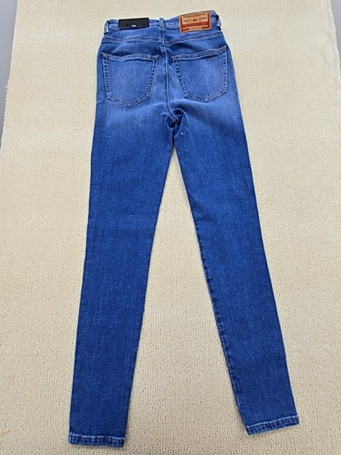 Diesel 1984 Slandy High W26 Super Skinny High Waist Medium Blue