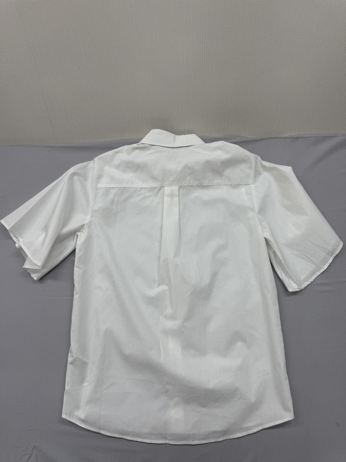 Karl Lagerfeld White Organic Cotton Blouse Sz 40 IT NWT