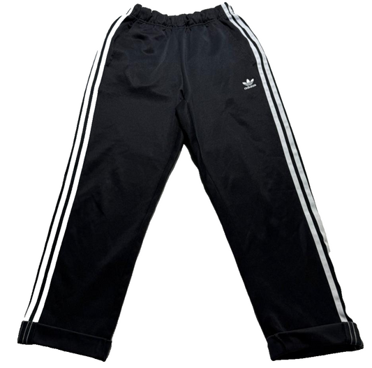 Adidas Black 3-Stripe Juniors Track Pants Joggers Youth Size M
