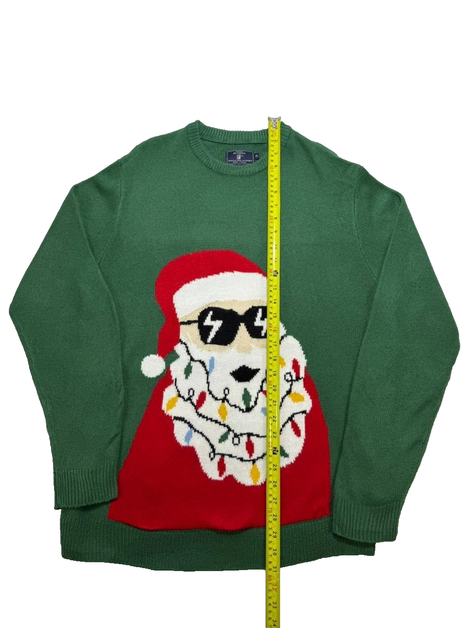 Original Mo Casual Wear It As Long As Possible Sweater Sta Claus Green Color