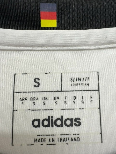 Adidas Boys White Ringer T-Shirt Size S Regular Fit Lightweight