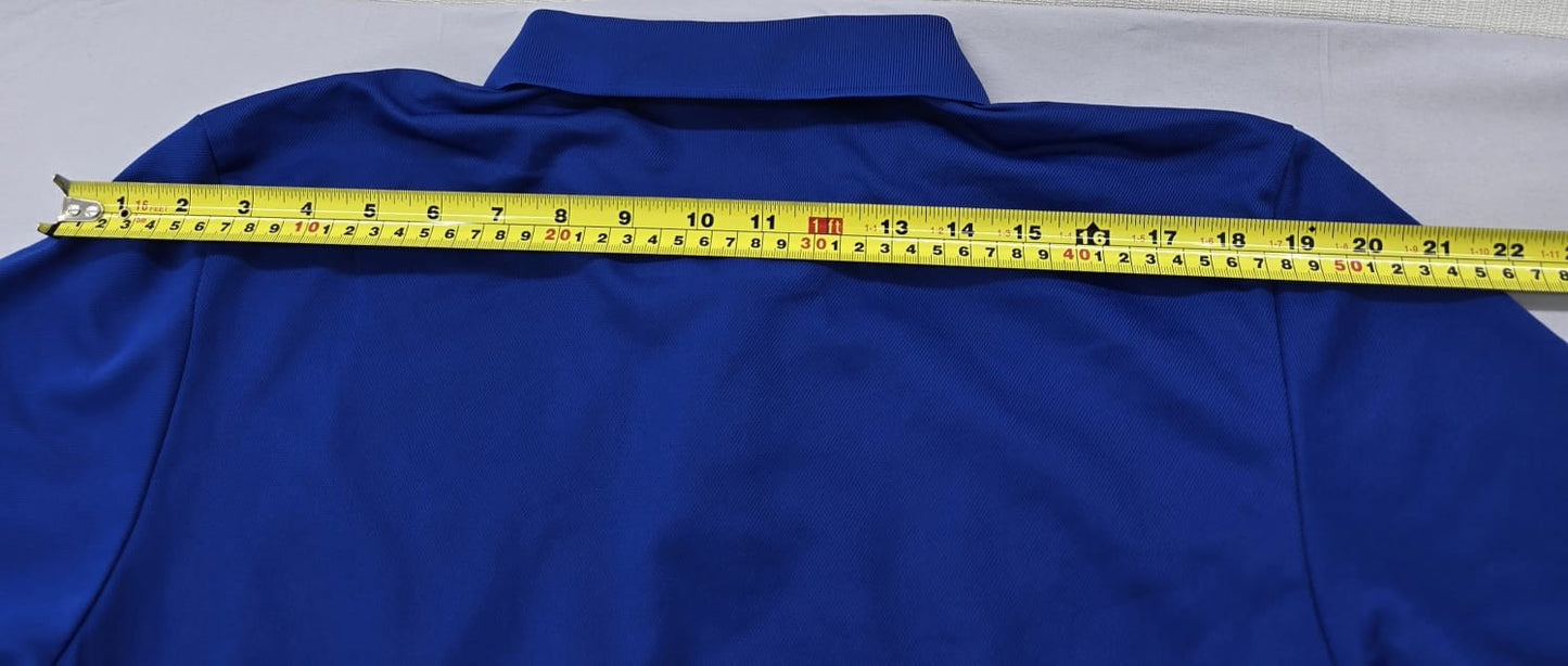 Adidas Women's Blue Aeroready Polo Shirt Size L